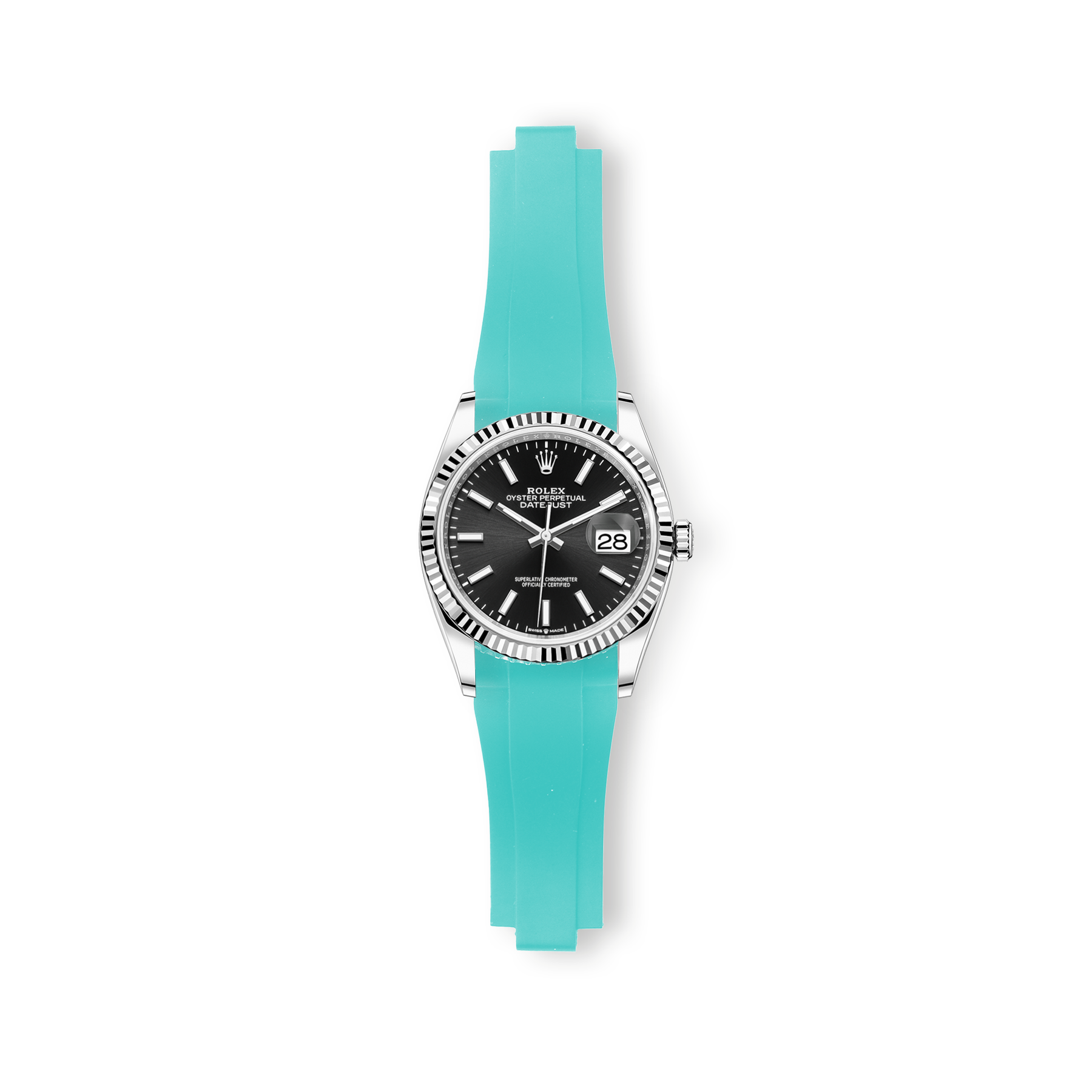 Rolex datejust 2025 36 rubber strap