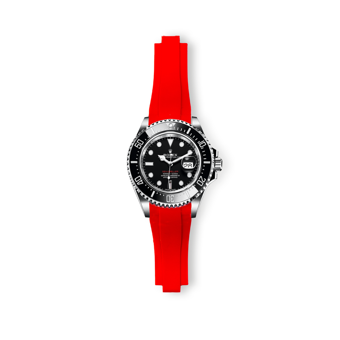 Fire Red Watchstrap Sea-Dweller